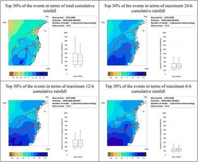 Development and application of flood impact maps under climate change scenarios: A case study of the Yilan area of Taiwan